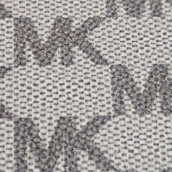 Michael Kors Logo Zip-Around Wristlet Wallet Beige/Brown Leather & Canvas - Picture 4 of 12